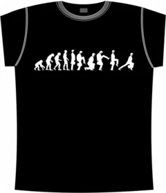 Прикольные футболки: office evolution black